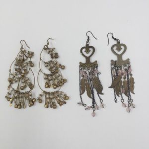 Earrings. Set of 2 pairs of earrings